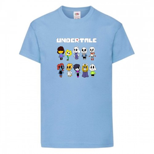 Футболка детская Андертейл 007 (Undertale) голубая (UNTA lbl 007) 116 см Футболка детская Андертейл 007 (Undertale) голубая (UNTA lbl 007) 116 см