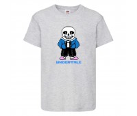 Футболка детская Андертейл 006 (Undertale) серая (UNTA gr 006) 116 см Футболка детская Андертейл 006 (Undertale) серая (UNTA gr 006) 116 см