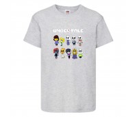 Футболка детская Андертейл 007 (Undertale) серая (UNTA gr 007) 116 см Футболка детская Андертейл 007 (Undertale) серая (UNTA gr 007) 116 см