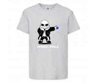 Футболка детская Андертейл 012 (Undertale) серая (UNTA gr 012) 116 см Футболка детская Андертейл 012 (Undertale) серая (UNTA gr 012) 116 см