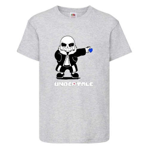 Футболка детская Андертейл 012 (Undertale) серая (UNTA gr 012) 116 см Футболка детская Андертейл 012 (Undertale) серая (UNTA gr 012) 116 см