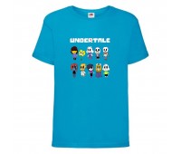 Футболка детская Андертейл 007 (Undertale) синяя (UNTA blu 007) 116 см Футболка детская Андертейл 007 (Undertale) синяя (UNTA blu 007) 116 см