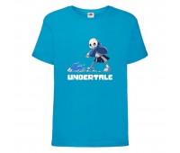 Футболка детская Андертейл 008 (Undertale) синяя (UNTA blu 008) 116 см Футболка детская Андертейл 008 (Undertale) синяя (UNTA blu 008) 116 см