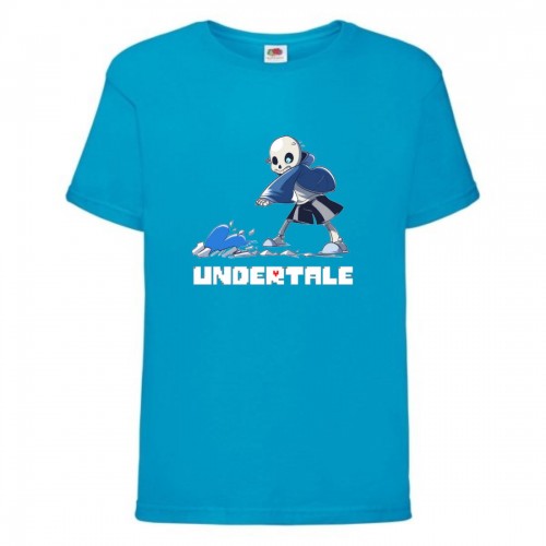 Футболка детская Андертейл 008 (Undertale) синяя (UNTA blu 008) 116 см Футболка детская Андертейл 008 (Undertale) синяя (UNTA blu 008) 116 см