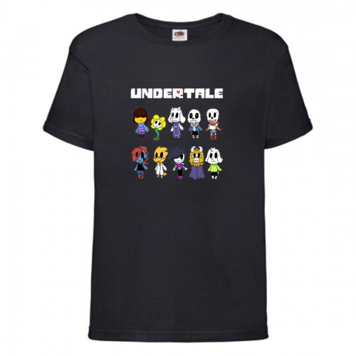 Футболка детская Андертейл 007 (Undertale) черная (UNTA blc 007) 116 см Футболка детская Андертейл 007 (Undertale) черная (UNTA blc 007) 116 см
