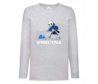 Лонгслив реглан Андертейл 008 (Undertale) серый (UNTA gr 008) 116 см