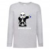 Лонгслив реглан Андертейл 012 (Undertale) серый (UNTA gr 012) 116 см
