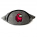 Сумка Бананка Амонг Ас Among Us на пояс Cappuccino 0006 grey серая