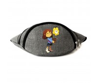 Сумка Бананка Андертейл Undertale на пояс Cappuccino 001 grey серый Сумка Бананка Андертейл Undertale на пояс Cappuccino 001 grey серый