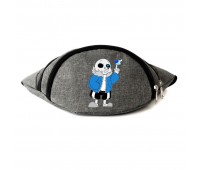 Сумка Бананка Андертейл Undertale на пояс Cappuccino 004 grey серый Сумка Бананка Андертейл Undertale на пояс Cappuccino 004 grey серый