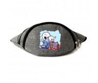 Сумка Бананка Андертейл Undertale на пояс Cappuccino 006 grey серый Сумка Бананка Андертейл Undertale на пояс Cappuccino 006 grey серый