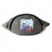 Сумка Бананка Андертейл Undertale на пояс Cappuccino 006 grey серый