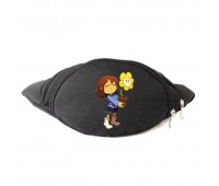 Сумка Бананка Андертейл Undertale на пояс Cappuccino 001 black черный Сумка Бананка Андертейл Undertale на пояс Cappuccino 001 black черный