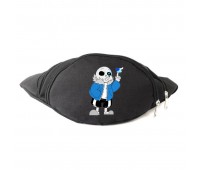 Сумка Бананка Андертейл Undertale на пояс Cappuccino 004 black черный Сумка Бананка Андертейл Undertale на пояс Cappuccino 004 black черный
