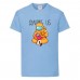Футболка детская Амонг АС 05 (Among US) голубая (AMG lbl 05) 140 см