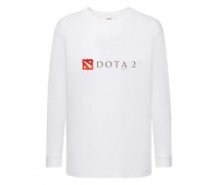Лонгслив реглан Дота 2 006 (DOTA 2) белый (DOT wh 006) 128 см
