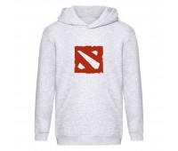 Худи детская  Дота 002 (DOTA) серая (DOT gry 002) 128 см
