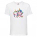 Футболка детская Единорог 009 (Unicorn) белая (UNN wh 009)104 см