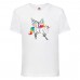 Футболка детская Единорог 0015 (Unicorn) белая (UNN wh 0015)104 см