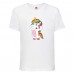Футболка детская Единорог 0016 (Unicorn) белая (UNN wh 0016)104 см