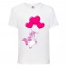 Футболка детская Единорог 0020 (Unicorn) белая (UNN wh 0020)104 см