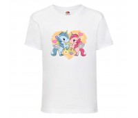 Футболка детская Единорог 0033 (Unicorn) белая (UNN wh 0033)104 см