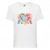 Футболка детская Единорог 0033 (Unicorn) белая (UNN wh 0033)104 см