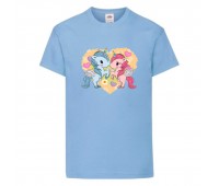 Футболка детская Единорог 0033 (Unicorn) голубая (UNN lbl 0033)104 см