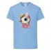 Футболка детская Единорог 0041 (Unicorn) голубая (UNN lbl 0041)104 см