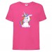 Футболка детская Единорог 006 (Unicorn) розовая (UNN pnc  006)104 см