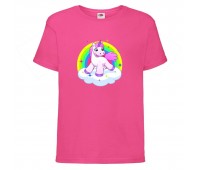 Футболка детская Единорог 0043 (Unicorn) розовая (UNN pnc  0043)104 см