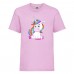 Футболка детская Единорог 006 (Unicorn) светлорозовая (UNN lipnc 006)104 см