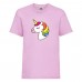 Футболка детская Единорог 008 (Unicorn) светлорозовая (UNN lipnc 008)104 см