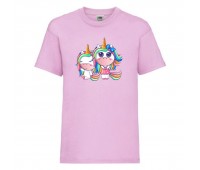 Футболка детская Единорог 009 (Unicorn) светлорозовая (UNN lipnc 009)104 см