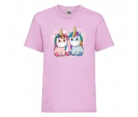 Футболка детская Единорог 0013 (Unicorn) светлорозовая (UNN lipnc 0013)104 см