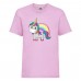 Футболка детская Единорог 0017 (Unicorn) светлорозовая (UNN lipnc 0017)104 см