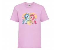 Футболка детская Единорог 0033 (Unicorn) светлорозовая (UNN lipnc 0033)104 см