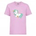 Футболка детская Единорог 0036 (Unicorn) светлорозовая (UNN lipnc 0036)104 см