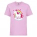 Футболка детская Единорог 0037 (Unicorn) светлорозовая (UNN lipnc 0037)104 см