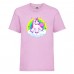 Футболка детская Единорог 0043 (Unicorn) светлорозовая (UNN lipnc 0043)104 см