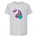 Футболка детская Единорог 004 (Unicorn) серая (UNN gry 004)104 см