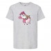 Футболка детская Единорог 005 (Unicorn) серая (UNN gry 005)104 см