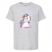 Футболка детская Единорог 006 (Unicorn) серая (UNN gry 006)104 см