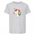 Футболка детская Единорог 008 (Unicorn) серая (UNN gry 008)104 см