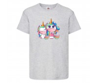 Футболка детская Единорог 009 (Unicorn) серая (UNN gry 009)104 см