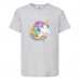 Футболка детская Единорог 0011 (Unicorn) серая (UNN gry 0011)104 см