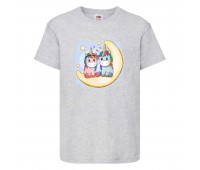 Футболка детская Единорог 0025 (Unicorn) серая (UNN gry 0025)104 см