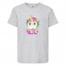 Футболка детская Единорог 0032 (Unicorn) серая (UNN gry 0032)104 см