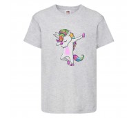 Футболка детская Единорог 0035 (Unicorn) серая (UNN gry 0035)104 см