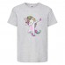 Футболка детская Единорог 0035 (Unicorn) серая (UNN gry 0035)104 см